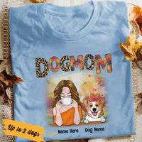Personalized Dog Mom Fall T Shirt AG74 30O36 thumb 1