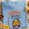 Personalized Mom Grandma Fall Halloween T Shirt AG71 30O36 1
