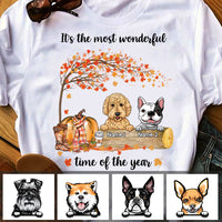 Personalized Dog Fall Halloween T Shirt AG71 95O47 thumb 1