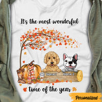 Personalized Dog Fall Halloween T Shirt AG71 95O47 thumb 1