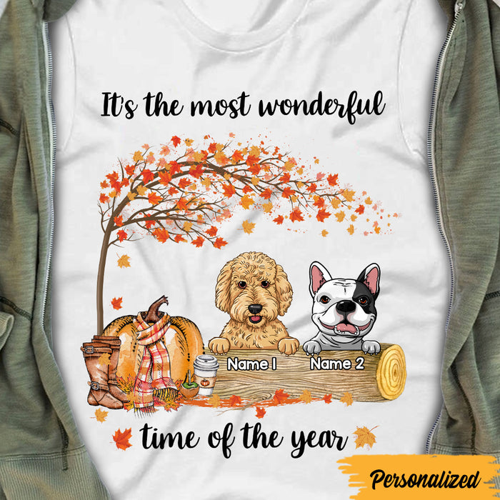 Personalized Dog Fall Halloween T Shirt AG71 95O47 1