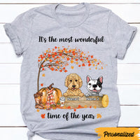 Personalized Dog Fall Halloween T Shirt AG71 95O47 thumb 1