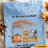 Personalized Dog Fall Halloween T Shirt AG71 95O47 1