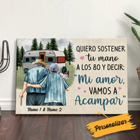 Personalized Couple Camping Spanish Pareja Cámping Canvas AG71 26O34 thumb 1