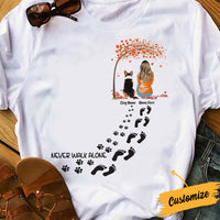 Personalized Dog Mom Never Walk Alone Fall T Shirt AG72 95O34 thumb 1