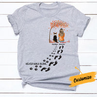 Personalized Dog Mom Never Walk Alone Fall T Shirt AG72 95O34 thumb 1