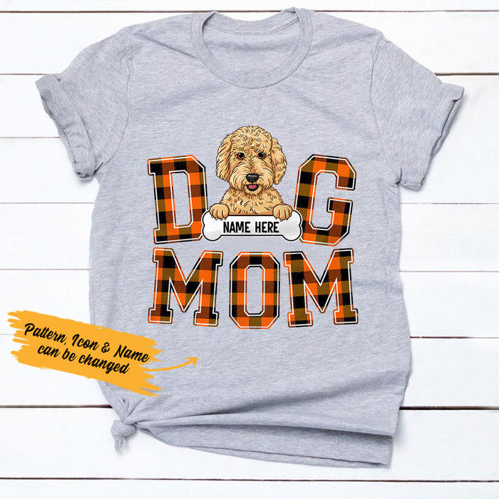 Personalized Fall Halloween Dog Mom Dad T Shirt AG71 24O36 1