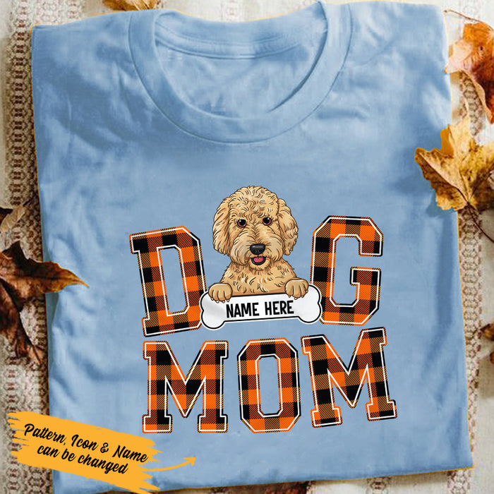 Personalized Fall Halloween Dog Mom Dad T Shirt AG71 24O36 1