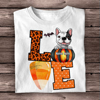 Personalized Dog Love Fall Halloween T Shirt AG92 24O58 thumb 1