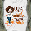 Personalized Teacher Pumpkins Patch T Shirt AG76 30O34 1
