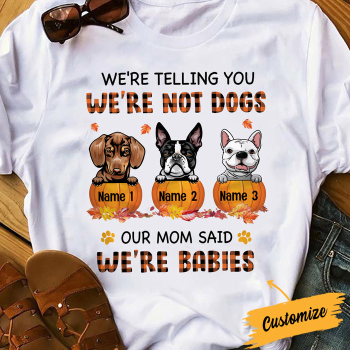 Personalized Fall Dog T Shirt AG73 26O34 1