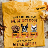Personalized Fall Dog T Shirt AG73 26O34 thumb 1
