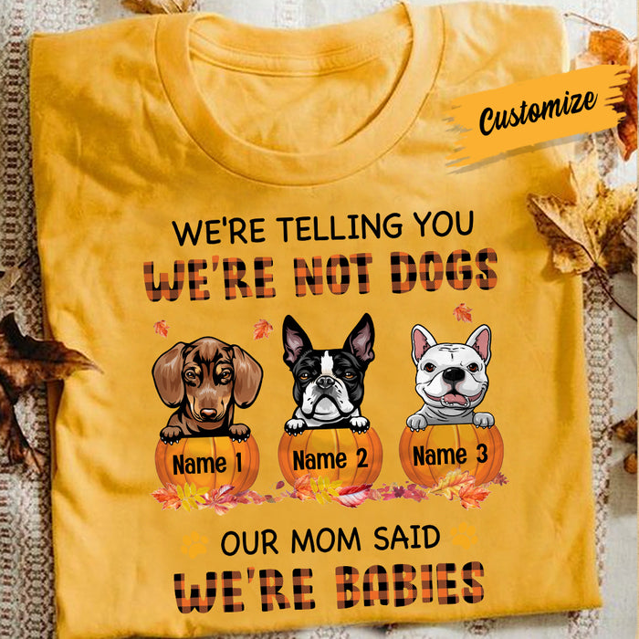Personalized Fall Dog T Shirt AG73 26O34 1