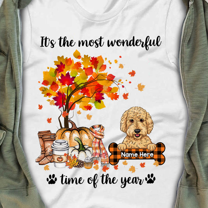 Personalized Dog Fall Halloween T Shirt AG91 30O47 1