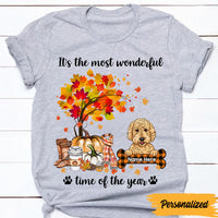 Personalized Dog Fall Halloween T Shirt AG91 30O47 thumb 1
