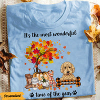 Personalized Dog Fall Halloween T Shirt AG91 30O47 thumb 1