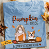 Personalized Fall Halloween Dog Mom T Shirt AG91 26O58 1
