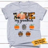 Personalized Grandma Grandkids Fall Halloween T Shirt AG103 24O53 1