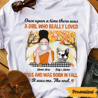 Personalized Dog Mom Fall Halloween T Shirt AG92 30O47 thumb 1