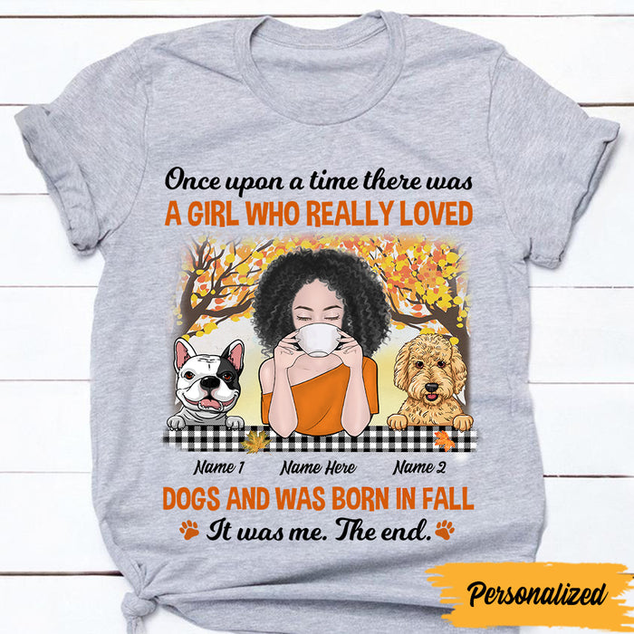 Personalized Dog Mom Fall Halloween T Shirt AG92 30O47 1