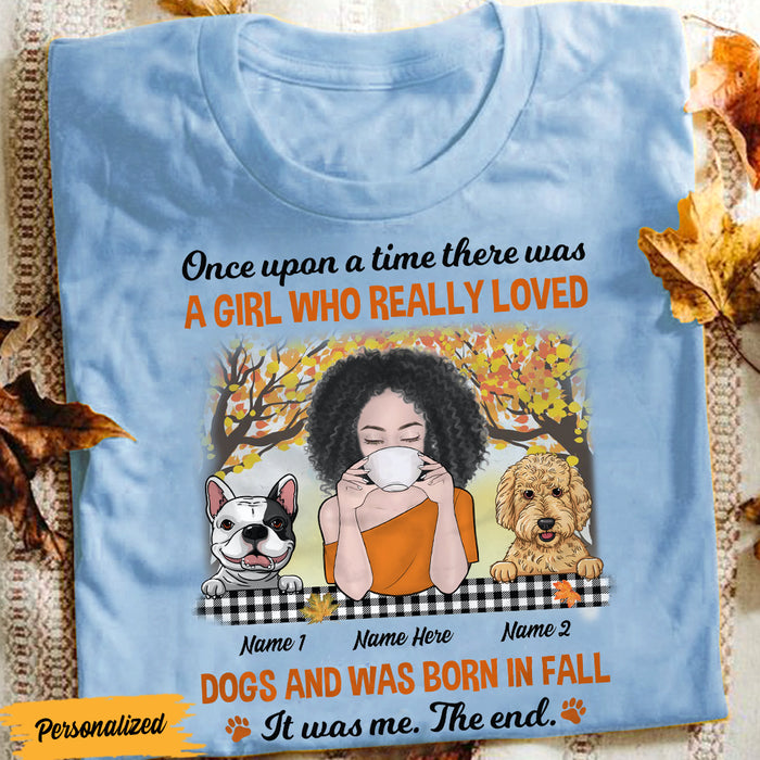 Personalized Dog Mom Fall Halloween T Shirt AG92 30O47 1