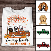 Personalized Dog Fall T Shirt AG103 95O57 thumb 1