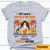 Personalized Dog Mom And Coffee Fall T Shirt AG103 30O47 1