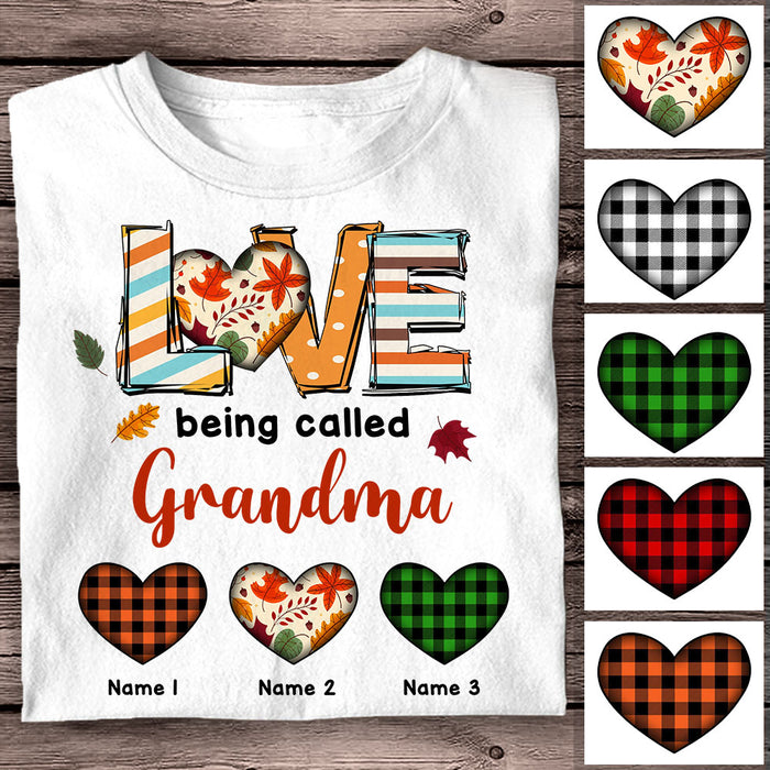 Personalized Mom Grandma Fall Halloween T Shirt AG102 95O58 1