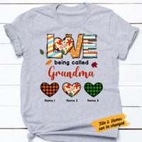 Personalized Mom Grandma Fall Halloween T Shirt AG102 95O58 thumb 1