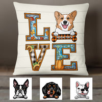 Personalized Dog Love Fall Pillow AG104 30O36 thumb 1
