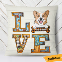 Personalized Dog Love Fall Pillow AG104 30O36 thumb 1