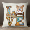 Personalized Dog Love Fall Pillow AG104 30O36 1