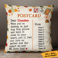 Personalized Mom Grandma Letter Fall Halloween Pillow AG124 95O57 (Insert Included) thumb 1
