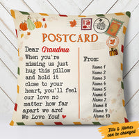 Personalized Mom Grandma Letter Fall Halloween Pillow AG124 95O57 (Insert Included) thumb 1