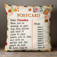 Personalized Mom Grandma Letter Fall Halloween Pillow AG124 95O57 (Insert Included) thumb 1