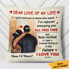 Personalized Fall Halloween Couple Love Pillow AG104 24O57 (Insert Included) 1
