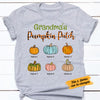 Personalized Fall Halloween Grandma T Shirt AG104 26O58 1