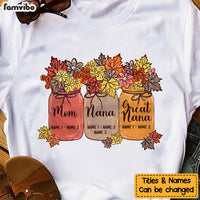 Personalized Fall Mom Grandma T Shirt AG103 81O34 thumb 1