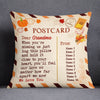 Personalized Grandma Fall Pillow AG102 30O53 (Insert Included) 1