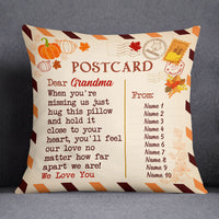 Personalized Grandma Fall Pillow AG102 30O53 (Insert Included) thumb 1
