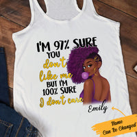 Personalized I Do Not Care BWA Racerback Tank JL131 29O57 thumb 1