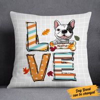 Personalized Dog Mom Fall Pillow AG101 30O58 (Insert Included) thumb 1