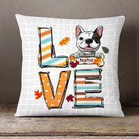 Personalized Dog Mom Fall Pillow AG101 30O58 (Insert Included) thumb 1