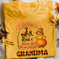 Personalized Grandma Fall T Shirt AG131 22O36 thumb 1