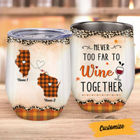Personalized Fall Wine Together Wine Tumbler AG106 24O57 thumb 1