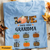 Personalized Mom Grandma Fall T Shirt AG116 30O47 1