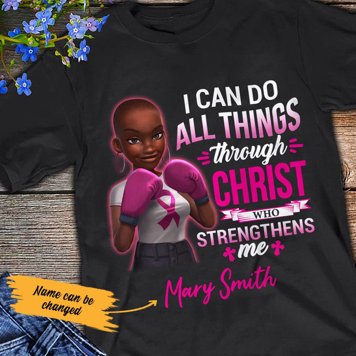 Personalized Breast Cancer Melanin BWA T Shirt JN212 65O53 1