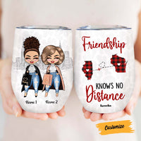 Personalized Friends Long Distance Wine Tumbler AG108 26O58 thumb 1