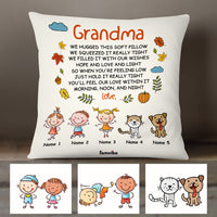 Personalized Fall Grandma Pillow AG107 26O58 (Insert Included) thumb 1