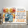 Personalized Fall Halloween Couple Husband Wife Poster AG104 81O34 1